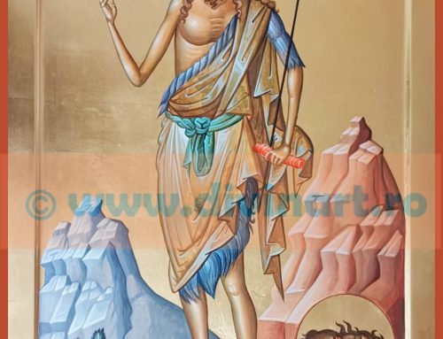Icoana pictata Sfantul Ioan Botezatorul 70×100 cm