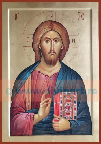 Icoana pictata Iisus Hristos Mantuitorul 70x100 cm